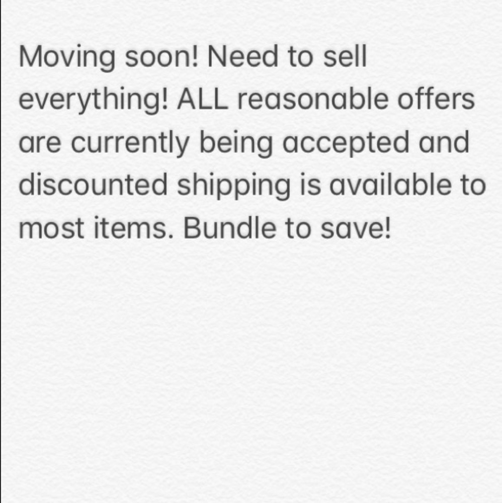 EVERYTHING MUST GO!!!!